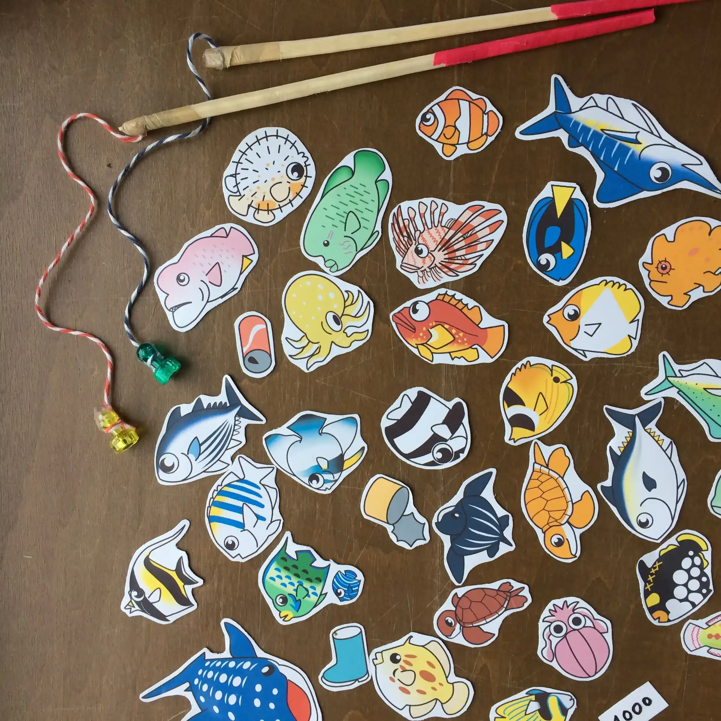 【決定版】手作りおもちゃ 魚釣り ゲームの作り方！子供が絶対夢中になる